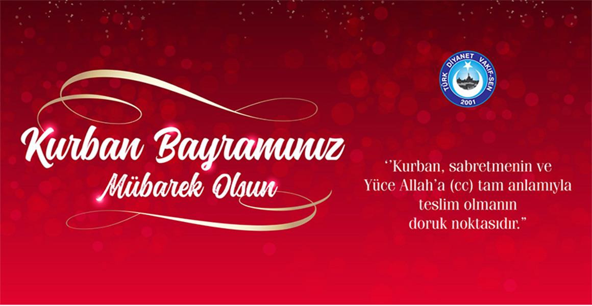 KURBAN BAYRAMINIZ MÜBAREK OLSUN.